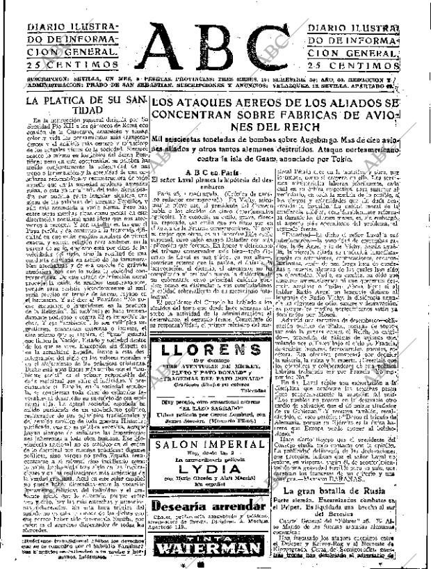 ABC SEVILLA 27-02-1944 página 7