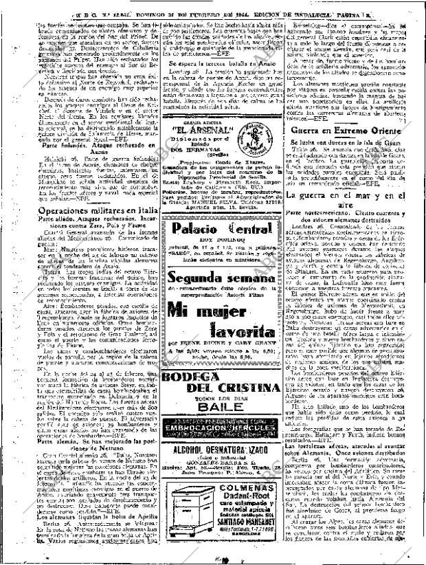 ABC SEVILLA 27-02-1944 página 8