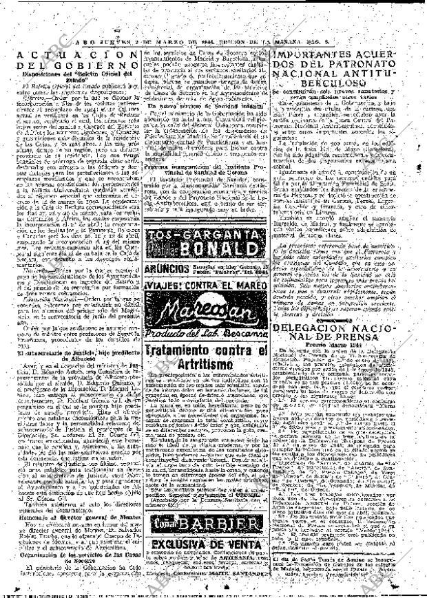 ABC MADRID 02-03-1944 página 8