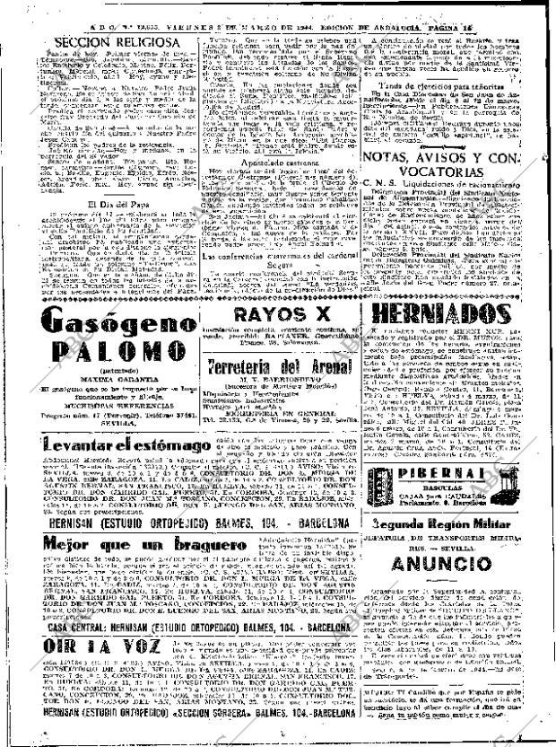 ABC SEVILLA 03-03-1944 página 14