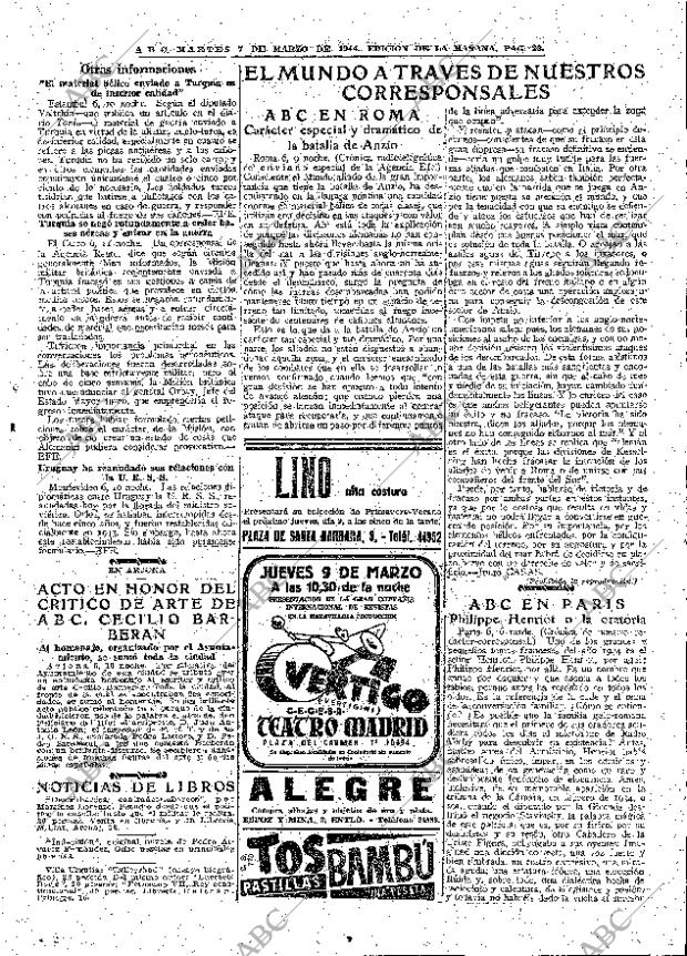 ABC MADRID 07-03-1944 página 23