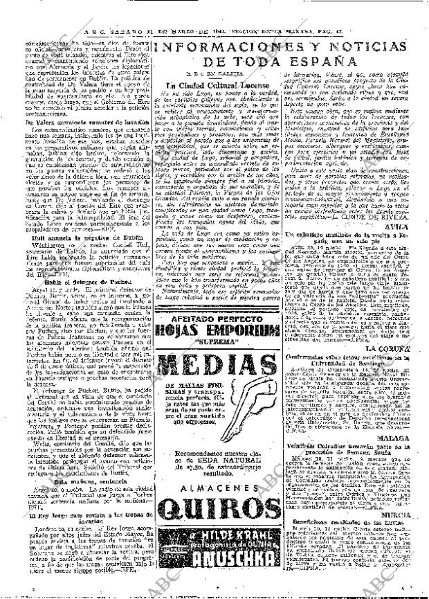 ABC MADRID 11-03-1944 página 12