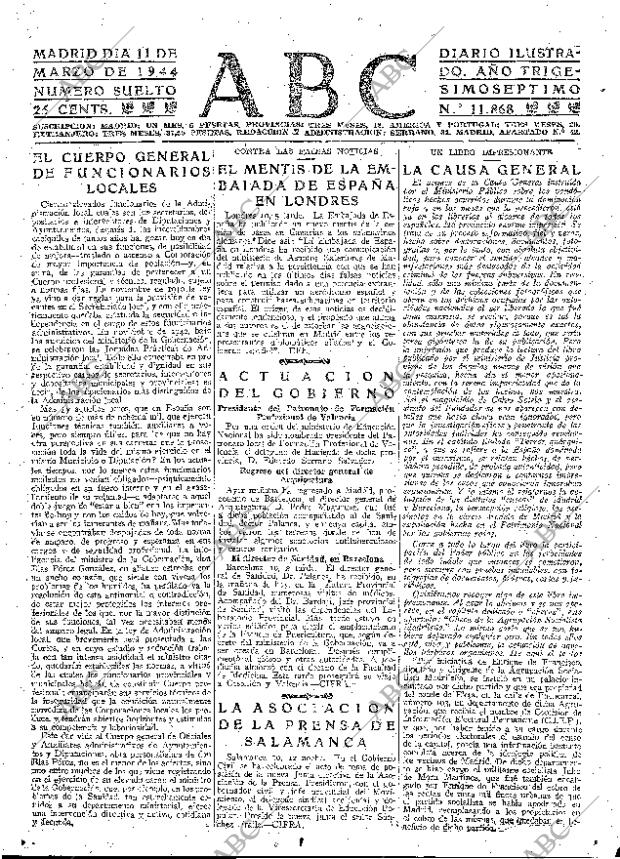 ABC MADRID 11-03-1944 página 7