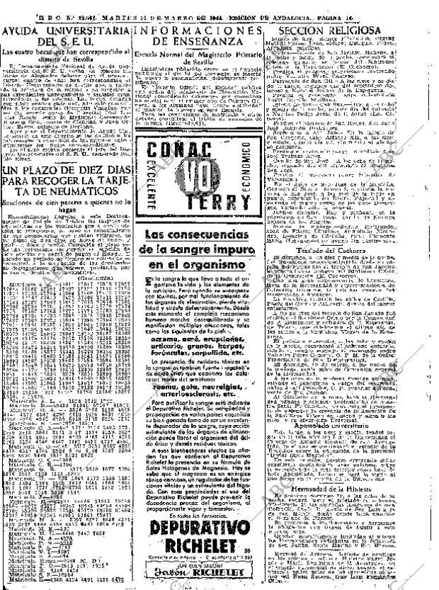 ABC SEVILLA 14-03-1944 página 14