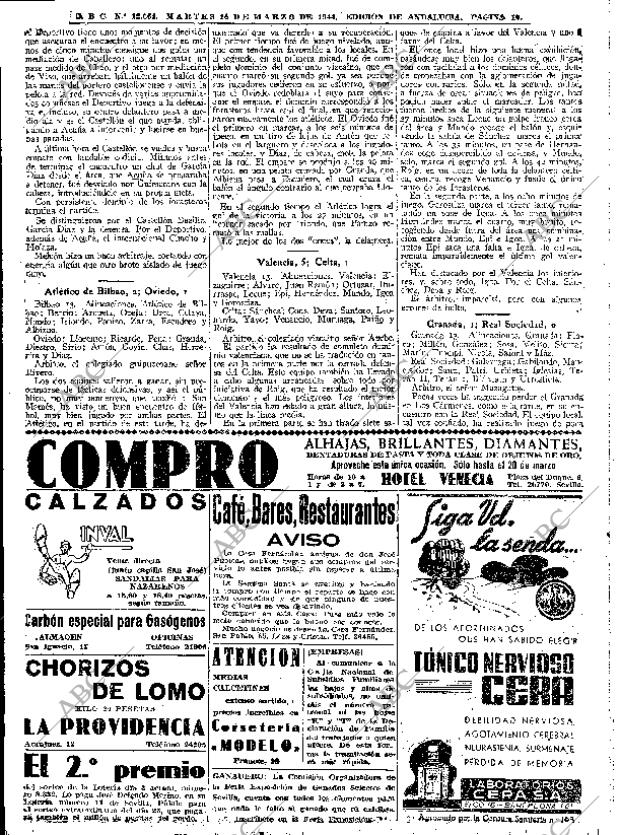 ABC SEVILLA 14-03-1944 página 16