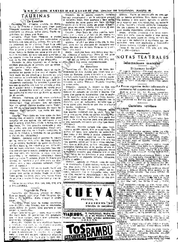 ABC SEVILLA 14-03-1944 página 19