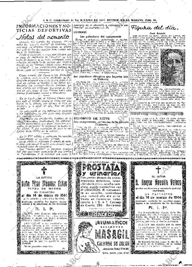 ABC MADRID 15-03-1944 página 20
