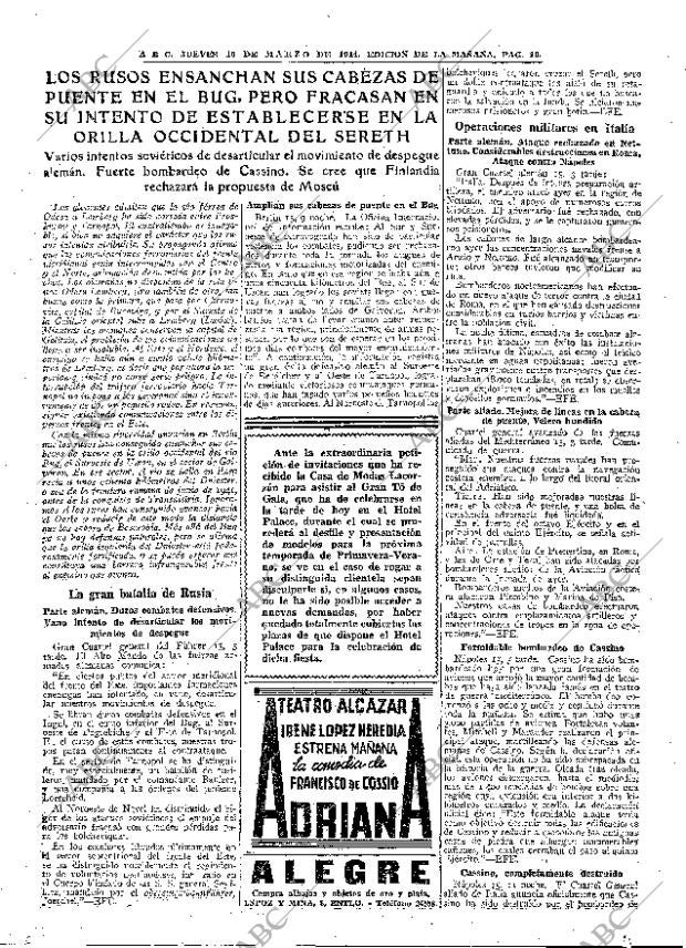 ABC MADRID 16-03-1944 página 19