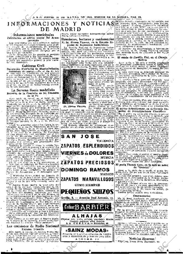 ABC MADRID 16-03-1944 página 23