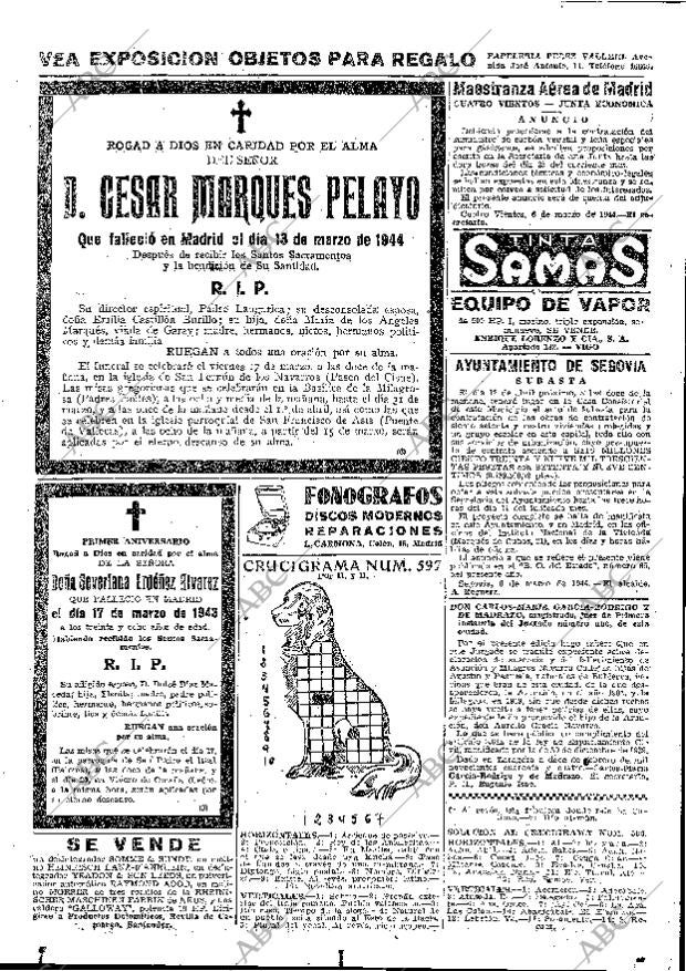 ABC MADRID 16-03-1944 página 29