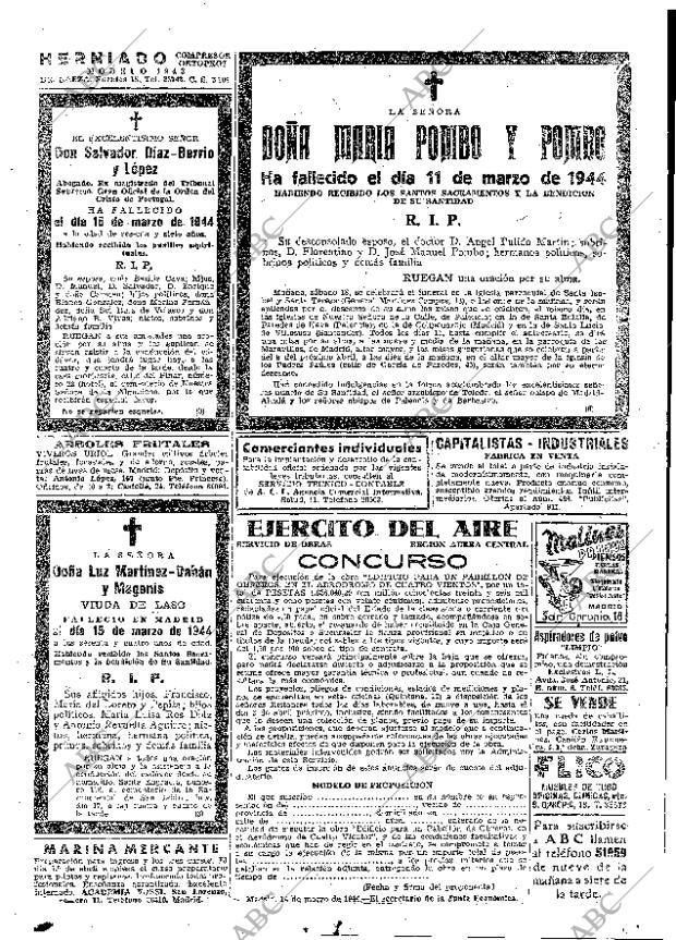 ABC MADRID 17-03-1944 página 21