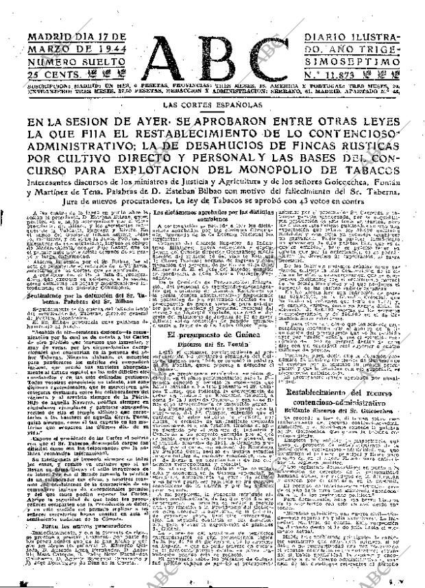 ABC MADRID 17-03-1944 página 7
