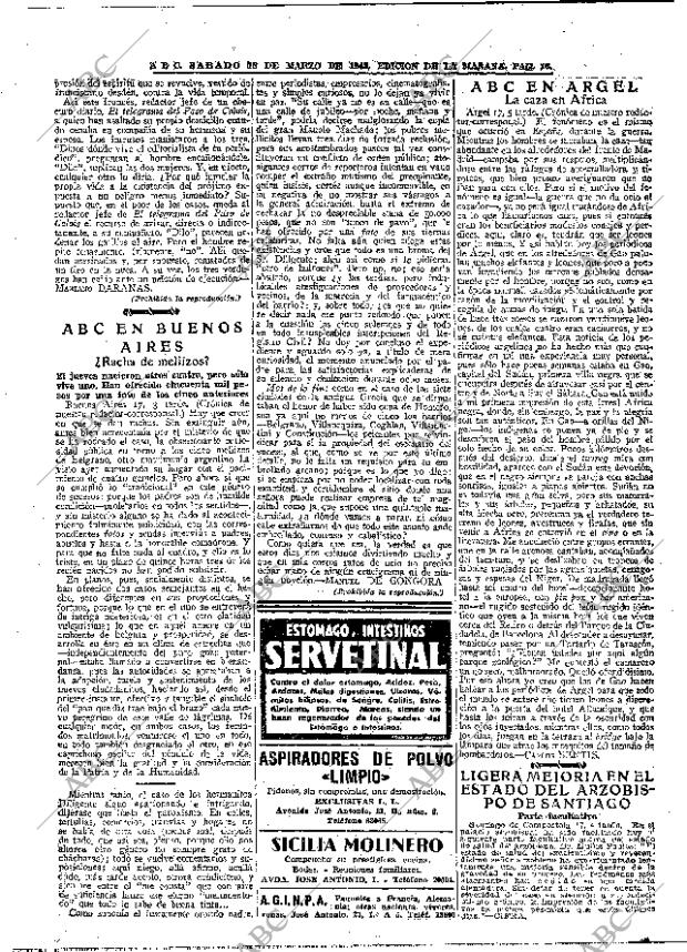 ABC MADRID 18-03-1944 página 16