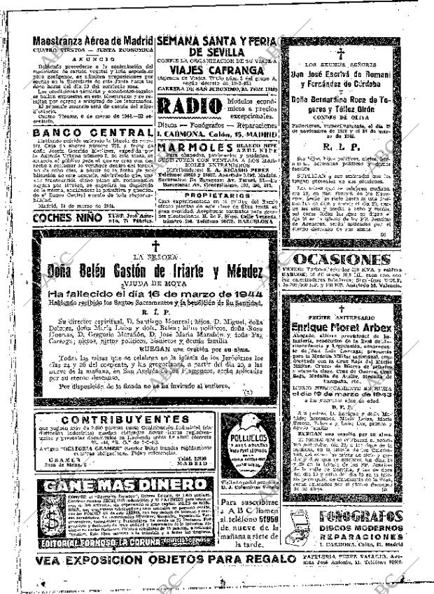 ABC MADRID 18-03-1944 página 22