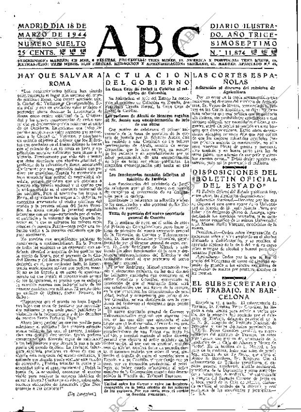 ABC MADRID 18-03-1944 página 7