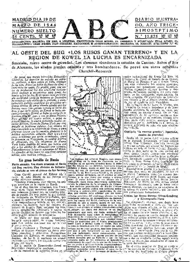 ABC MADRID 19-03-1944 página 19