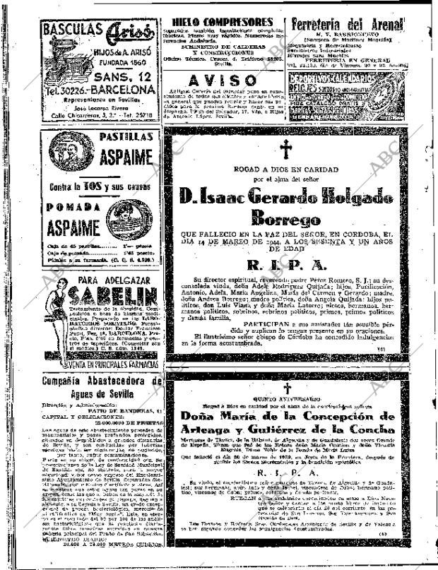 ABC SEVILLA 19-03-1944 página 16