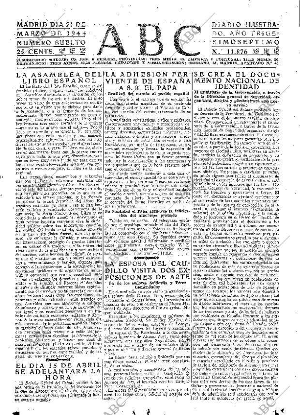 ABC MADRID 21-03-1944 página 15