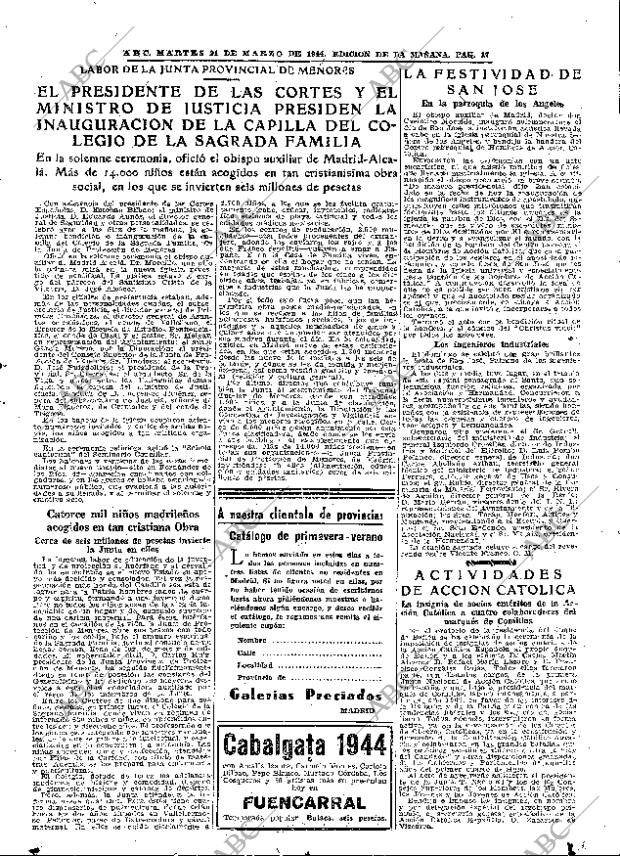ABC MADRID 21-03-1944 página 17