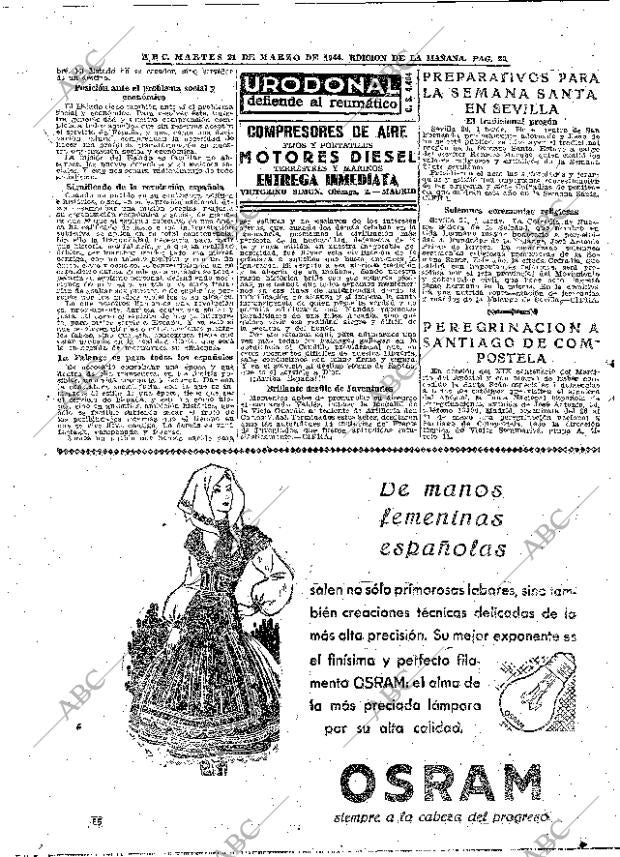 ABC MADRID 21-03-1944 página 20