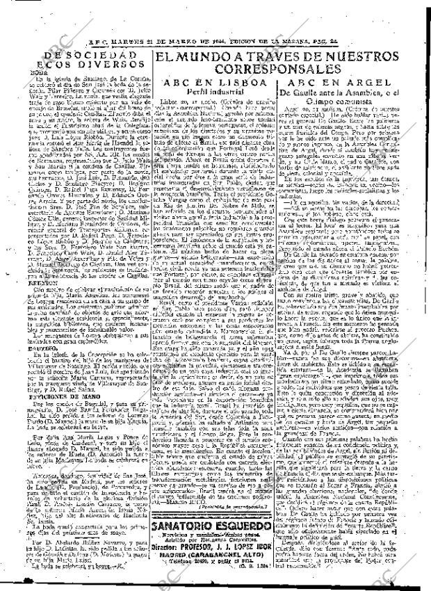 ABC MADRID 21-03-1944 página 23