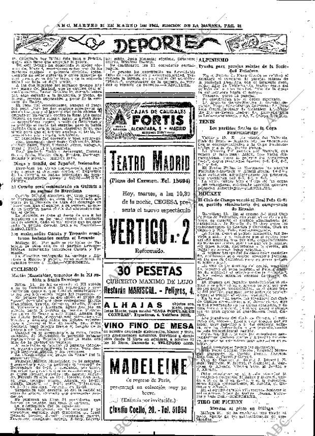 ABC MADRID 21-03-1944 página 31