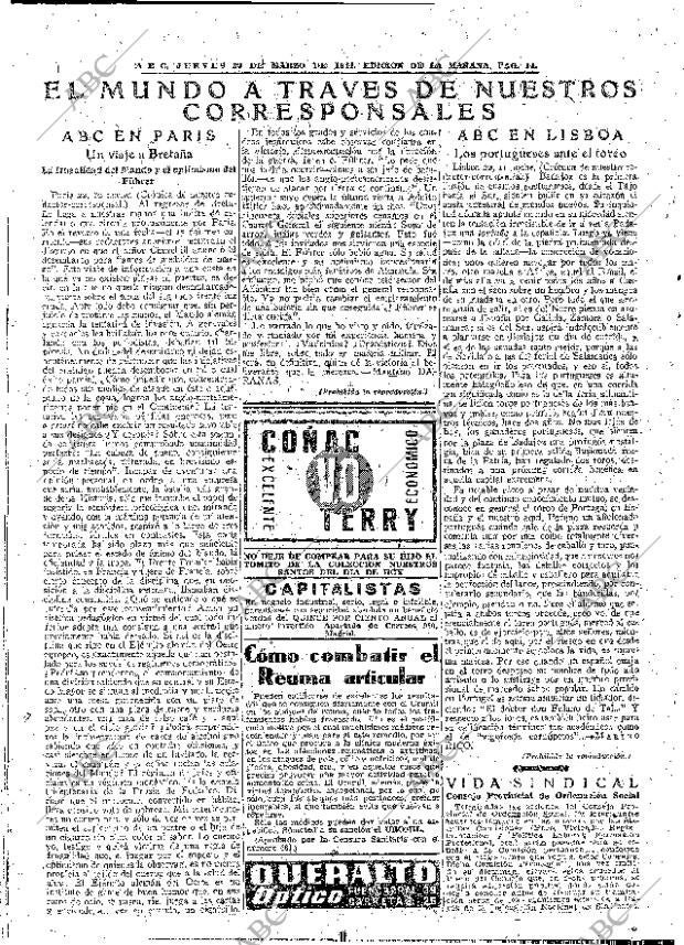 ABC MADRID 23-03-1944 página 14