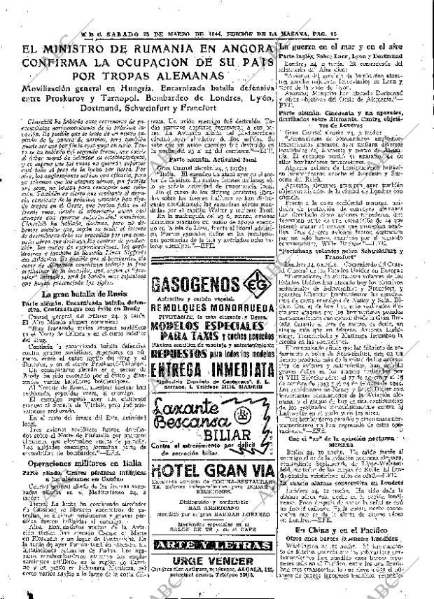 ABC MADRID 25-03-1944 página 11