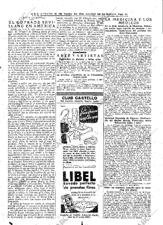 ABC MADRID 25-03-1944 página 15