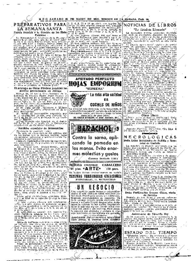 ABC MADRID 25-03-1944 página 16