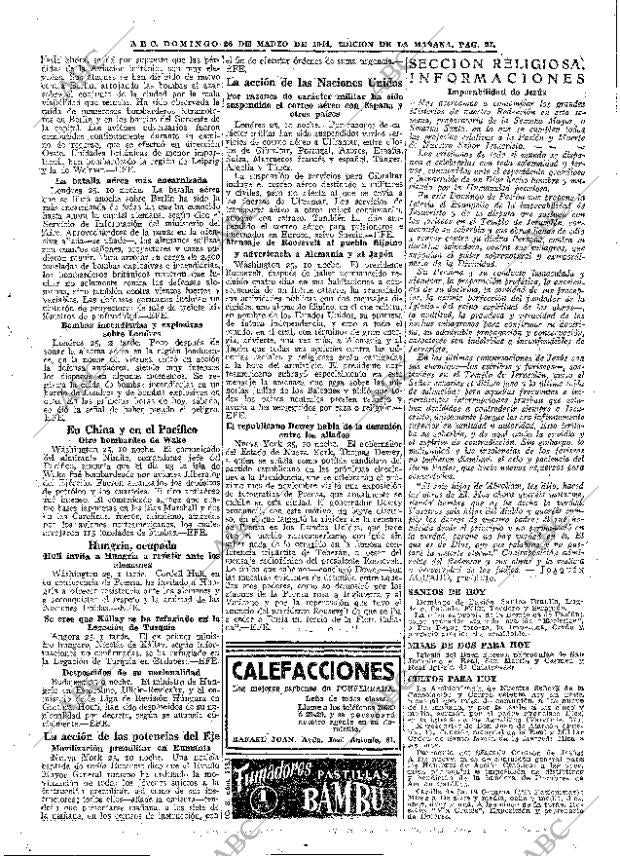 ABC MADRID 26-03-1944 página 27