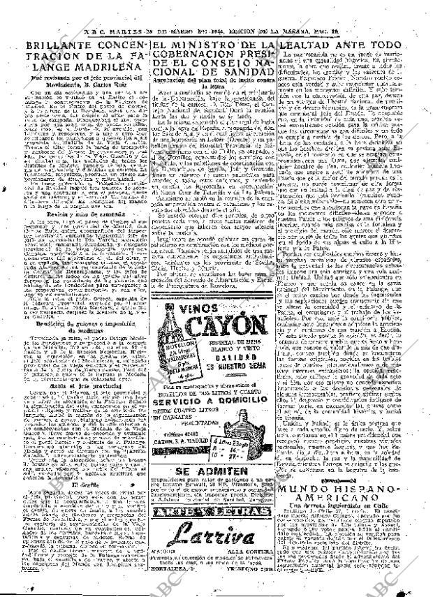 ABC MADRID 28-03-1944 página 19