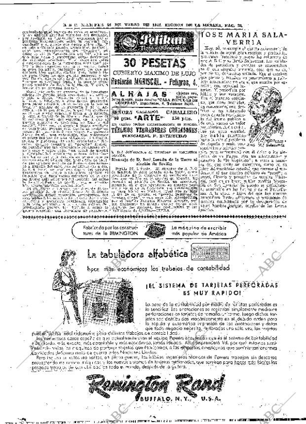 ABC MADRID 28-03-1944 página 22