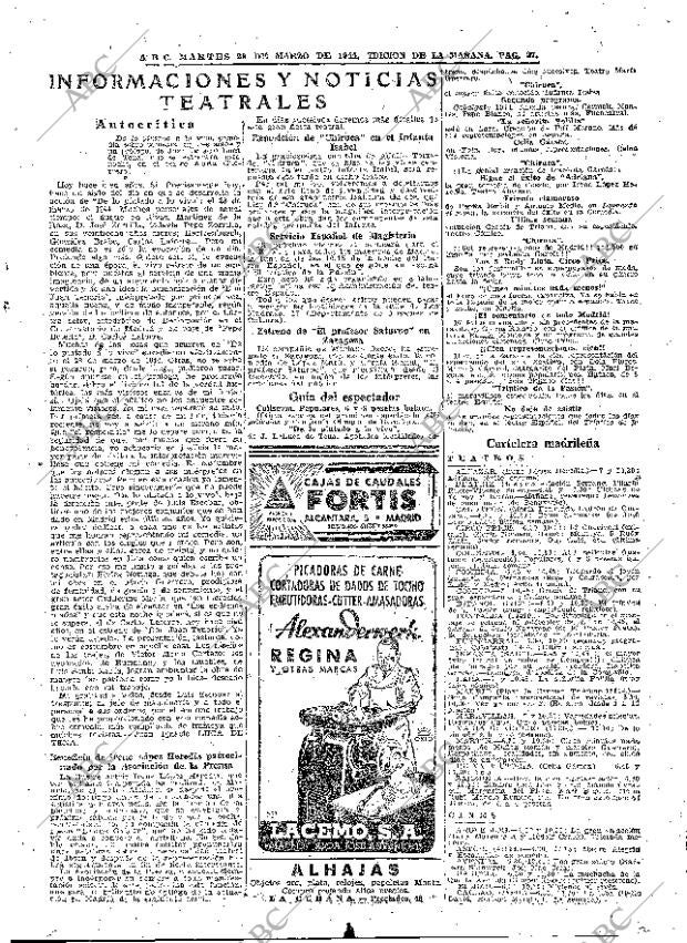 ABC MADRID 28-03-1944 página 27