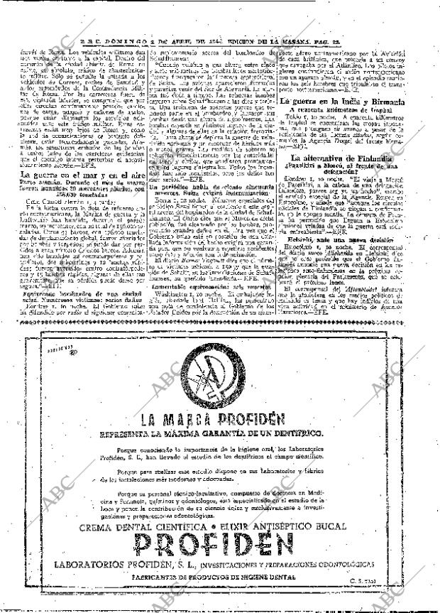ABC MADRID 02-04-1944 página 22