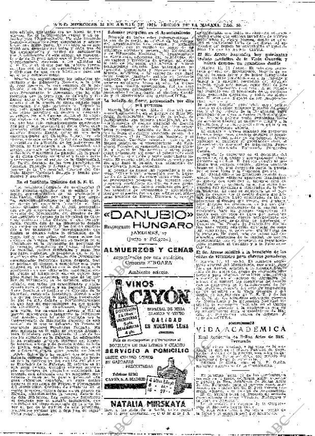 ABC MADRID 12-04-1944 página 10