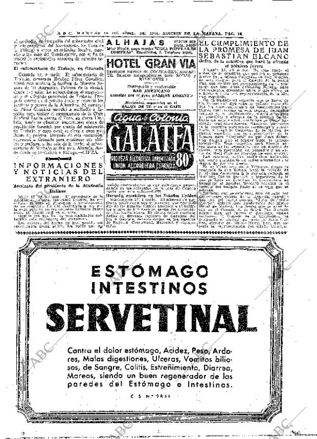 ABC MADRID 18-04-1944 página 16