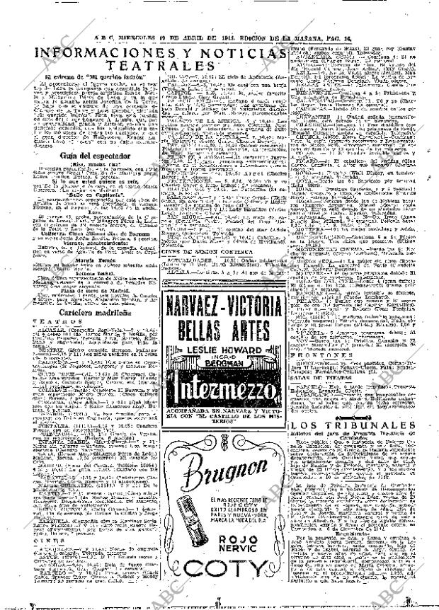 ABC MADRID 19-04-1944 página 16