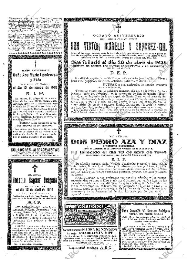 ABC MADRID 19-04-1944 página 19