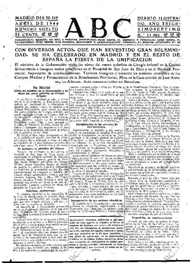 ABC MADRID 20-04-1944 página 7