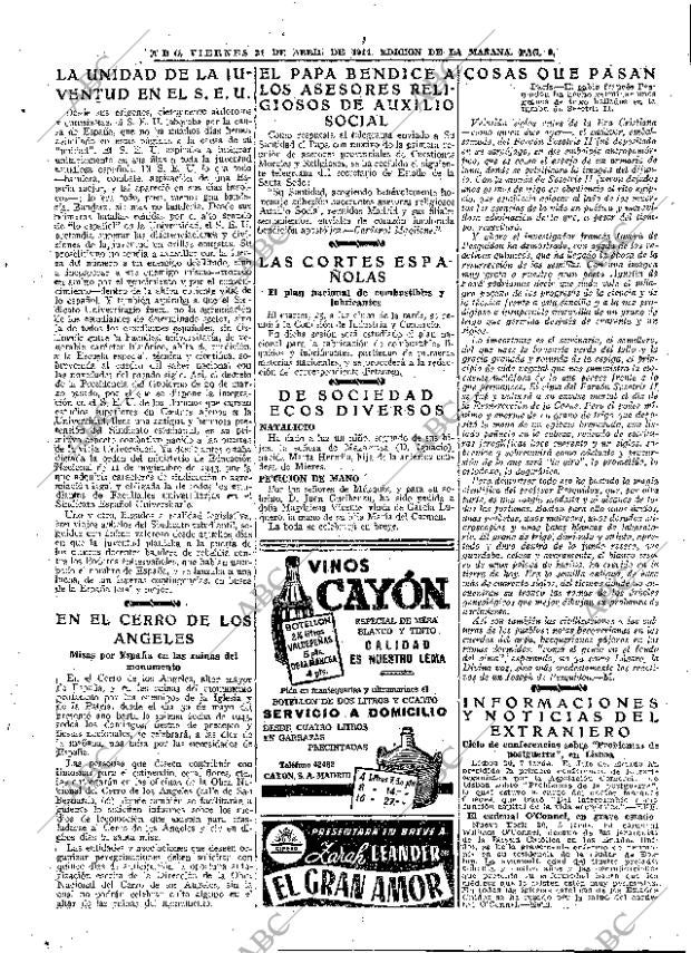 ABC MADRID 21-04-1944 página 9