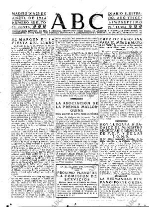 ABC MADRID 23-04-1944 página 23