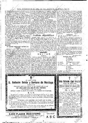 ABC MADRID 23-04-1944 página 38