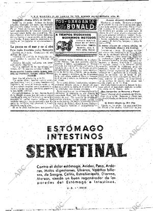 ABC MADRID 25-04-1944 página 20