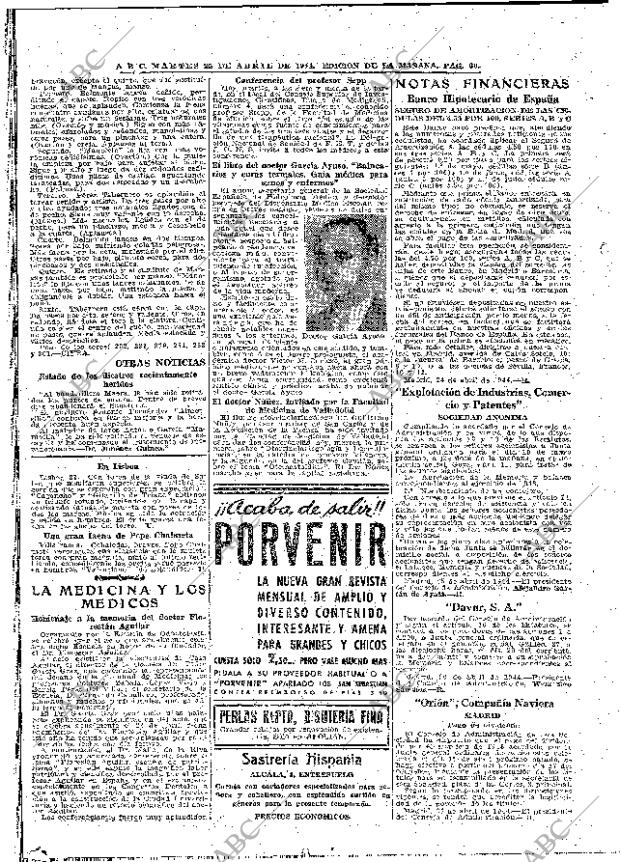 ABC MADRID 25-04-1944 página 30