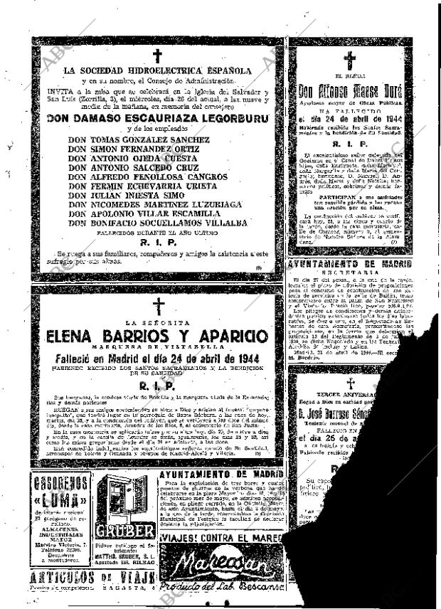 ABC MADRID 25-04-1944 página 33