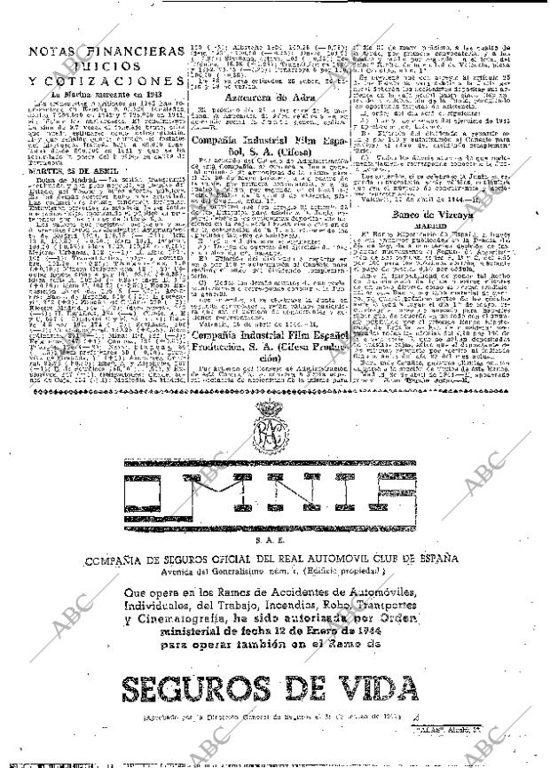 ABC MADRID 26-04-1944 página 6