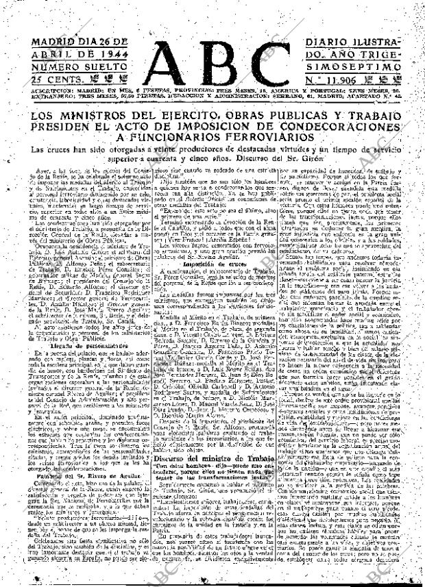 ABC MADRID 26-04-1944 página 7