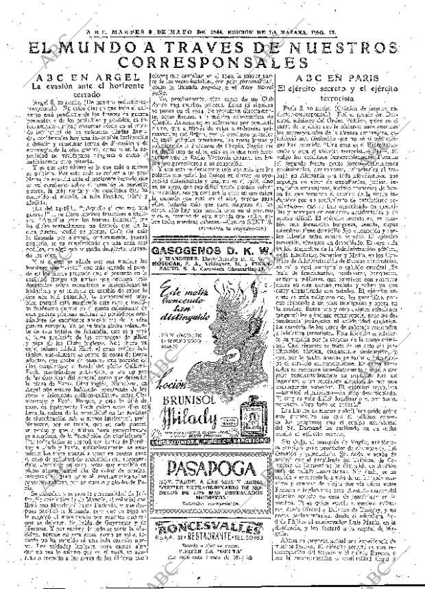 ABC MADRID 09-05-1944 página 27