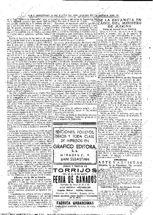 ABC MADRID 10-05-1944 página 10